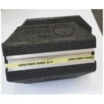 Big Foot Systems - Kit De 2 Supports De Sol Rubber Taille Petit 250x180x95mm (charge Maxi 100kg) Pour Canalisation Clim Et Pac Aspen Pump