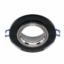 Support Spot Encastrable GU10/MR16 Rond Verre Effet Miroir - SIL