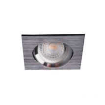 Support de spot encastrable perçage 70-75mm rond Noir anodisé