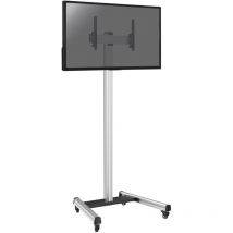 Kimex - Support sur roulettes pour écran tv 32'' - 75'' - Hauteur 240cm - Inclinable