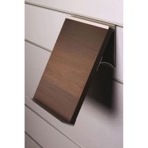 Support tablette bois incliné - Largeur : 100 mm Zobal