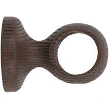 Support tringle monobloc court à œil en frêne