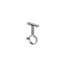 Supporto tubo cromato Manart con viti - m