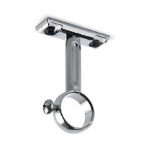 Manart - Soporte de tubo cromado ø 20 mm con tornillos - M794CR+V