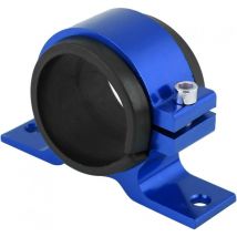 Support universel de filtre à carburant, support de pompe à carburant en alliage d'aluminium + caoutchouc(Bleu)