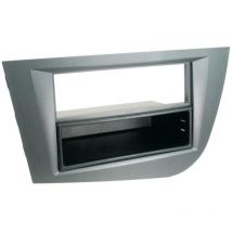 Adnauto - Support autoradio compatible avec Seat Leon 05-12 avec vide poche Argent Fonce
