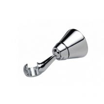 Valentin - Supporto per doccetta a parete con snodo sferico, ottone cromato