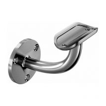 Supporto Corrimano in acciaio inox per corrimano in legno
