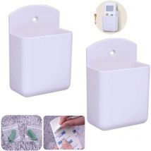 Supporto da parete per telecomando, confezione da 2, autoadesivo, organizer universale per telecomando, supporto da parete per ufficio, camera da