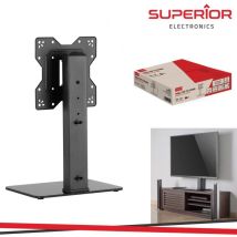Supporto TV Universale da Tavolo 23" - 43" - Carico Max 40 kg - Compatibile LCD LED Plasma - Rotazione +90° / -90°