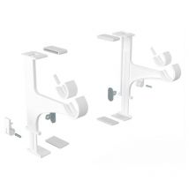 Set di 2 staffe senza foratura per asta per tende, cassonetto per tapparelle, bianco Cessot Cessot