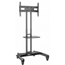 Supporto mobile per TV a pavimento per schermi da 32-70 (81cm-178cm di diagonale) Supporto mobile per TV a pavimento MAX VESA 600x400mm, fino a 45,5