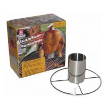 Supporto Per Arrostire Pollo Polli Barbecue In Acciaio Girarrosto Rostiera bbq