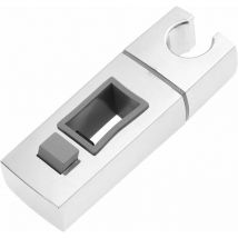 Alovez - Supporto per doccia scorrevole per barra-15 x 30 mm-rettangolare, supporto per doccia a mano sostituibile quadrato, supporto per doccia in