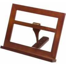 Leggio per Spartito Musicale Supporto Tablet per Ricettario in Legno 30x7x24cm