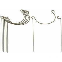 Supporto per piante in acciaio curvato (set di 6)