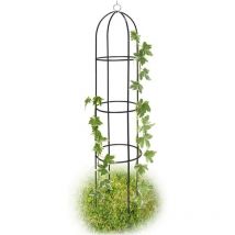 Supporto per Piante Rampicanti Obelisco Piramide da Giardino Altezza 185cm Verde