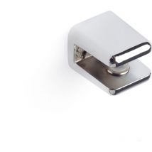 REI - Supporto Fisso per Ripiani in Vetro e Legno Prodotto in Zama Finitura bianca Per ripiani con spessore 6 mm Misure 191722mm Sistema di fissaggio