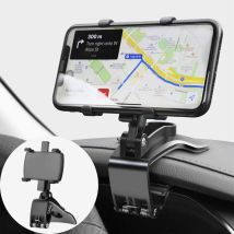 Supporto Per Telefono Da Auto Con Rotazione Di 360 Gradi, Supporto Per Telefono Cellulare Da Cruscotto Per Gps Da Auto E Smartphone Da 4-7 Pollici (