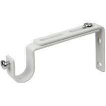Supporto piattina 11-15 cm in ferro bianco nuvole ø 20 mm