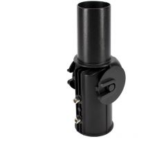 Bemko - Staffa di montaggio regolabile KUL1 - 150W - Nera - 60x60mm - Illuminazione da esterno