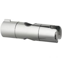 Supporto scorrevole in abs cromato per asta d. 25 mm cromo