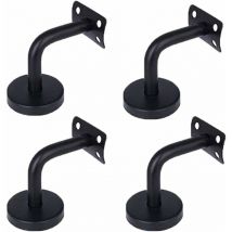 Shmshng - Supports de Main Courante, 4 Pièces Acier Inoxydable Main Courante Support, pour Support de Couloir de Mains Courantes de Mur Intérieur