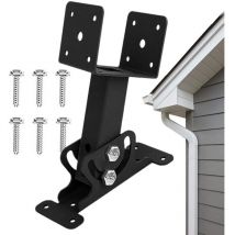 Supports de rehausseur de toit de terrasse, supports de rehausseur de toit de pergola Supports de poutre de toit en bois en forme de selle,Supports