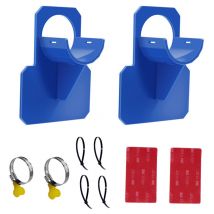 Supports de Tuyau pour Piscine - Accessoires de Tuyau de Piscine avec Anti-Perforation, Anti-déchirure, Anti-Traction (30-37 mm)/deux bleus