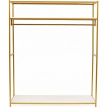 Gojoy - Supports de Vêtement en Métal de Vente au Détail de Vêtements Simples Créatifs, Etagères de Stockage de Cintre de Magasin de Vêtements,