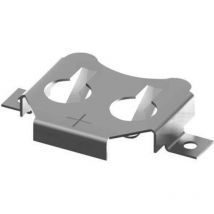 Keystone - Support de pile bouton CR1616, CR1620, CR1632 Electronics smt Holder for 16mm Cell-Tin Nickel Plate X39296