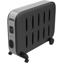 SUPRA Radiateur mobile CERAMDUO 2022 à chaleur douce noir 2000W