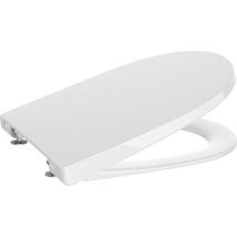 Roca - Couvercle et siège Supralit pour siège de toilette compact ona Caractéristiques : Siège et couvercle rembourrés
