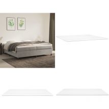 Vidaxl - Sur-matelas 200x200x5 cm - sur-matelas - housse de matelas - Home & Living - Blanc
