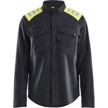 Arbeitshemd Mit Flammschutz Inhérent 4409 - Schwarz/gelb Xs