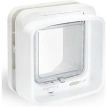 Sureflap - DualScan Chatiere a puce électronique blanc