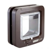 Sureflap - Chatiere a puce électronique marron