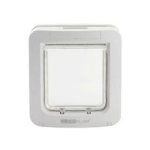 Sureflap - Grande chatiere a puce électronique - Blanc - 178 mm x 170 mm (Mémorisation d'un maximum de 32 puces)