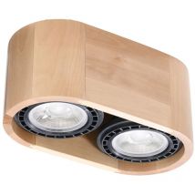 Sollux - Deckenleuchte Basic 2xGU10 Neutralweiß 27cm