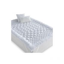 Surmatelas 140x190 cm sacha 7 zones de confort épais et moelleux 600 gr