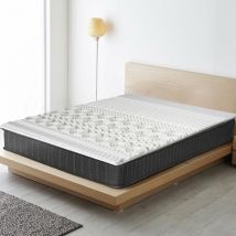 Sofareva - Surmatelas 10 zones : Mémoire de forme, cocooning et diminution des points de pression - 90/190-200 - Blanc