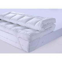 Couettes Et Cetera - Surmatelas mixte - Blanc - 90 x 190 cm