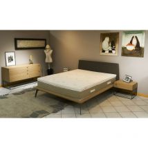 Provence Literie - Surmatelas ergonomique Hyper Moelleux top Confort 70x190 x 5,5 cm + Alèse Déhoussable Entretien Facile - -