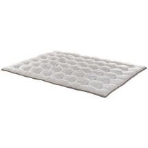Relax - Surmatelas en fibre super douce Confort supplémentaire Respirant Fermeté douce Adaptable Améliore le repos Sensation de confort 105x190 cm