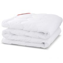 Surmatelas/protège-matelas matelassé en fils premium 200x220cm blanc
