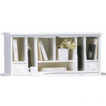 Beaux Meubles Pas Chers - Surmeuble Blanc pour Table à Ecrire