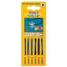 PUK - Surtido de hojas de sierra de traste 24 piezas para arcos de sierra de mano para ho / metal haunstetter