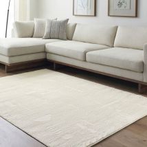 Surya - Tapis Scandinave Moderne Ivoire/Blanc 160x213 cm