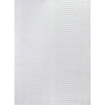 Surya - Tapis Intérieur/Extérieur à Effet 3D et Relief Blanc 120x170 cm