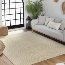 Tappeto Salotto Soggiorno e Esterno Scandinavo Moderno Beige 200 x 275 cm - Surya